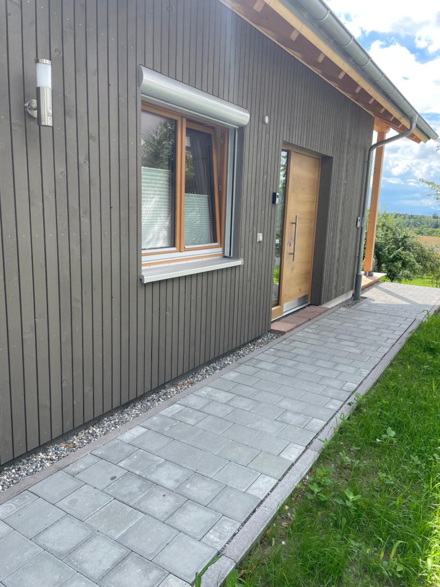 Zweistoeckiges Natur-Holzhaus Mit Berg- & Seesicht Horgenzell Exterior foto